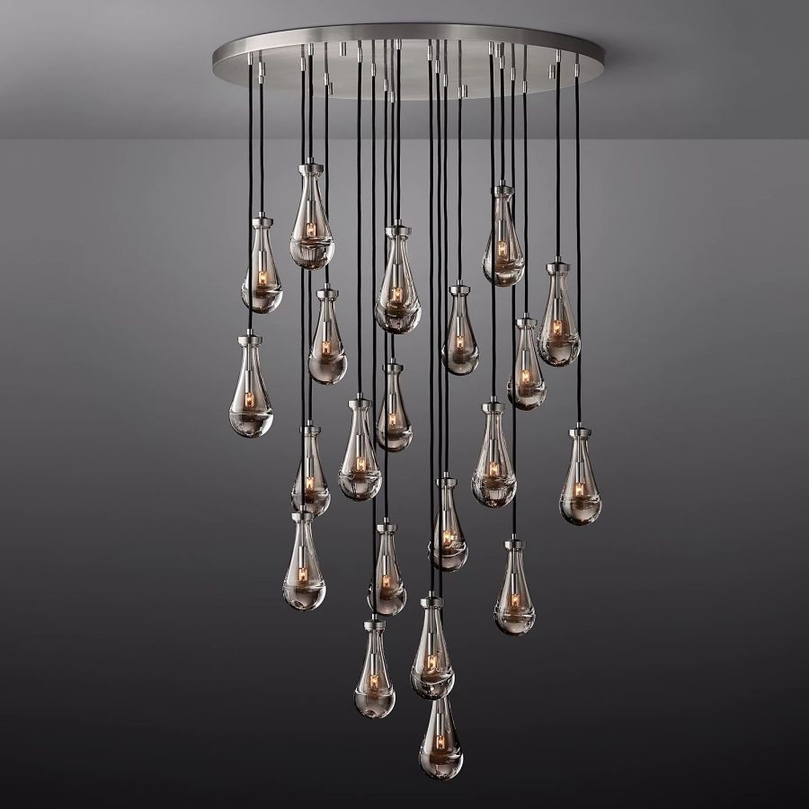 Raindrop Round Chandelier