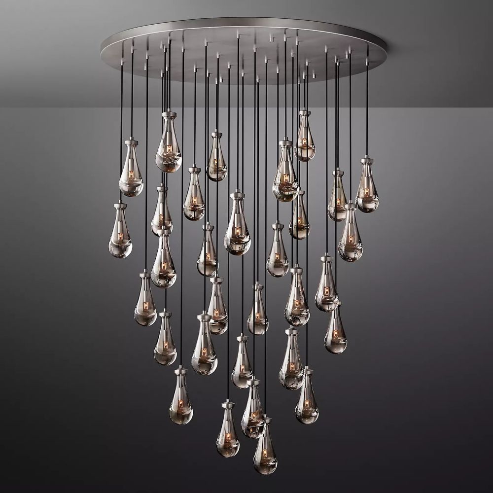 Raindrop Round Chandelier