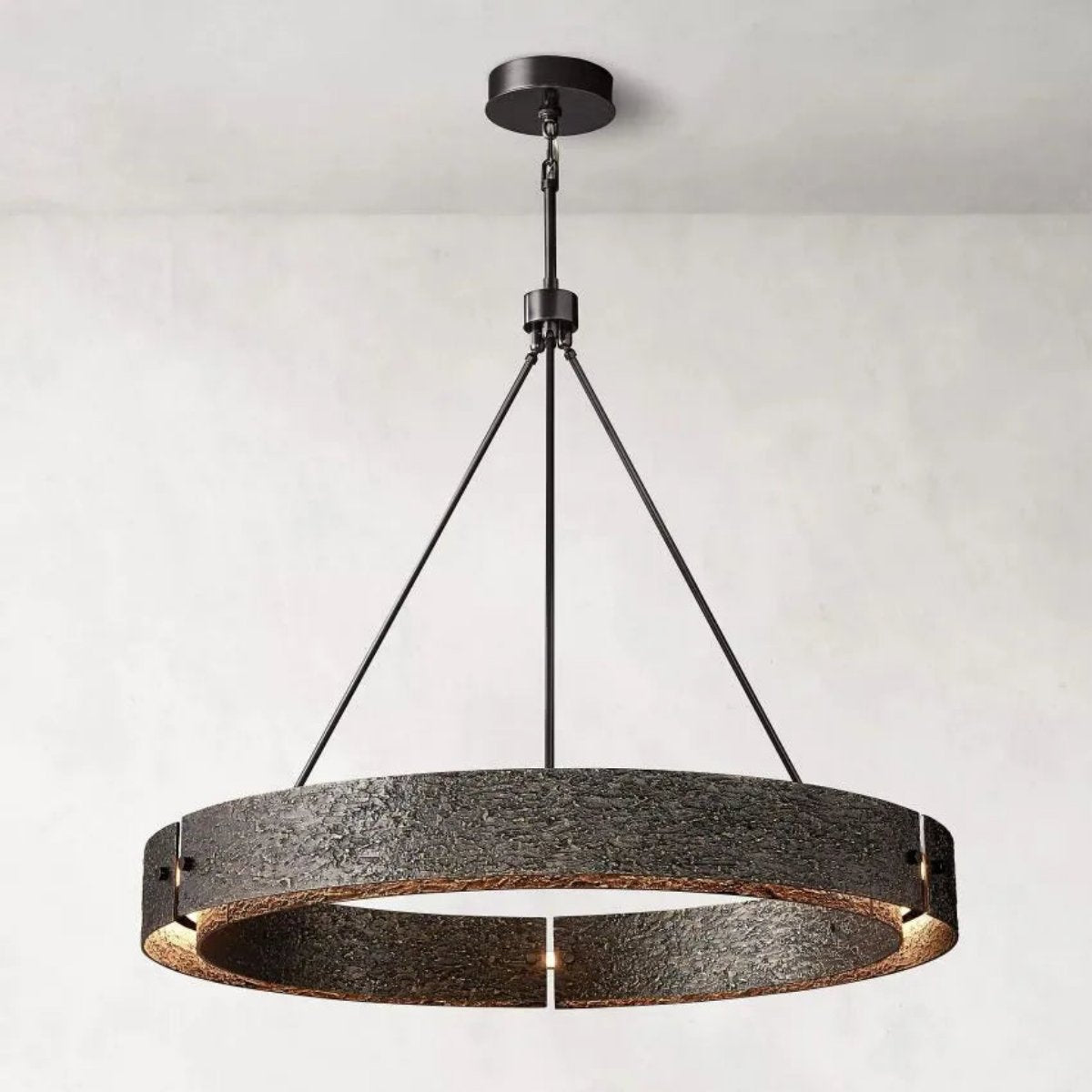 Vouvray Round Chandelier D48"