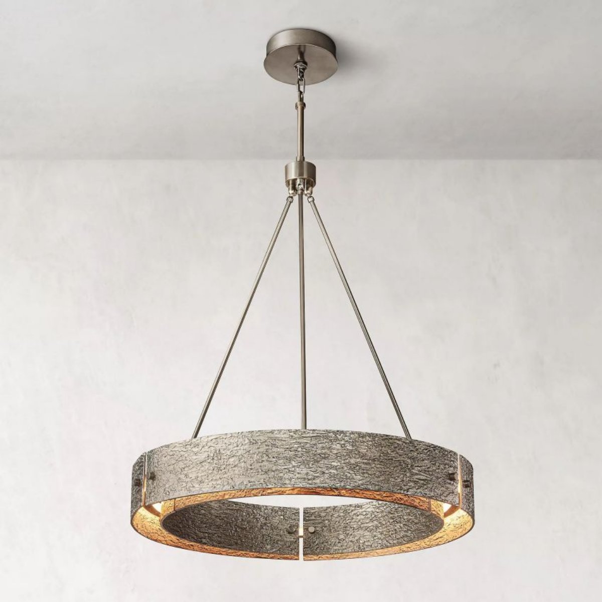 Vouvray Round Chandelier D36"