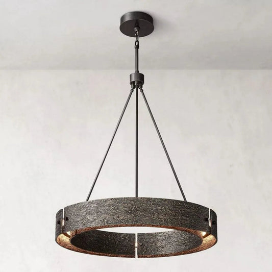 Vouvray Round Chandelier D36"