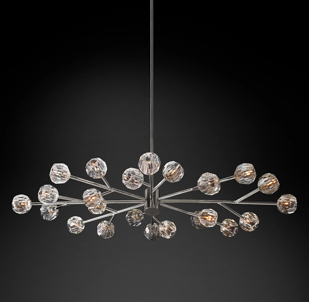 Boule De Crystal Ball Clear Glass Round Chandelier 72¡±