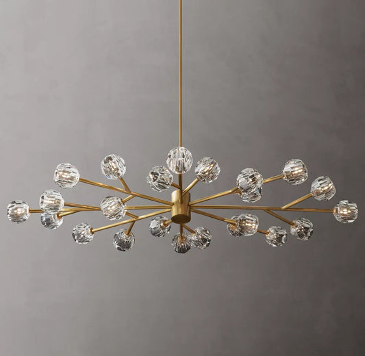 Boule De Crystal Ball Clear Glass Round Chandelier 72¡±