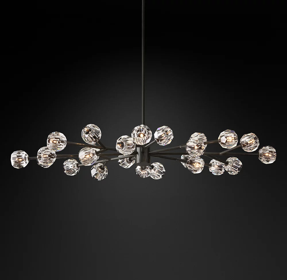 Boule De Crystal Ball Clear Glass Round Chandelier 72¡±