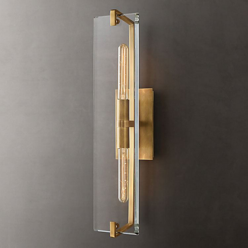 Luxury Modern Marbuzet Linear Gold Modern Wall Sconce 25"