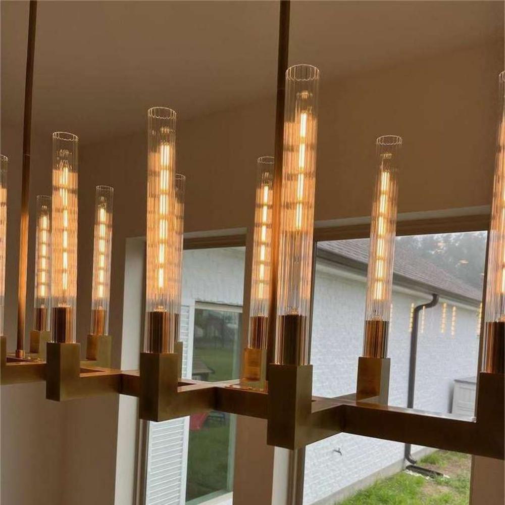 Cannele Linear Candlestick Linear Chandelier Light 55¡±