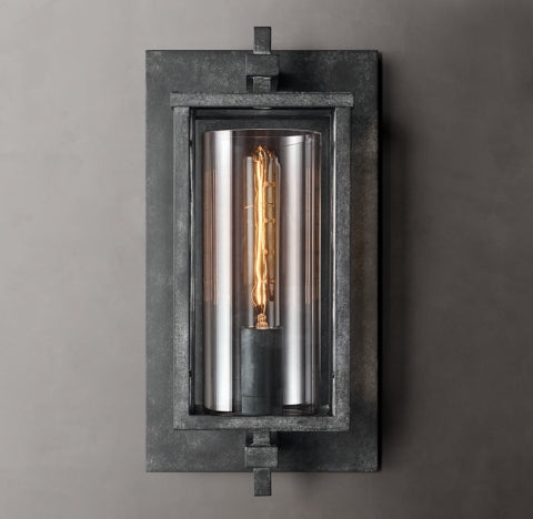 Devulde Square Outdoor Sconce 16"H