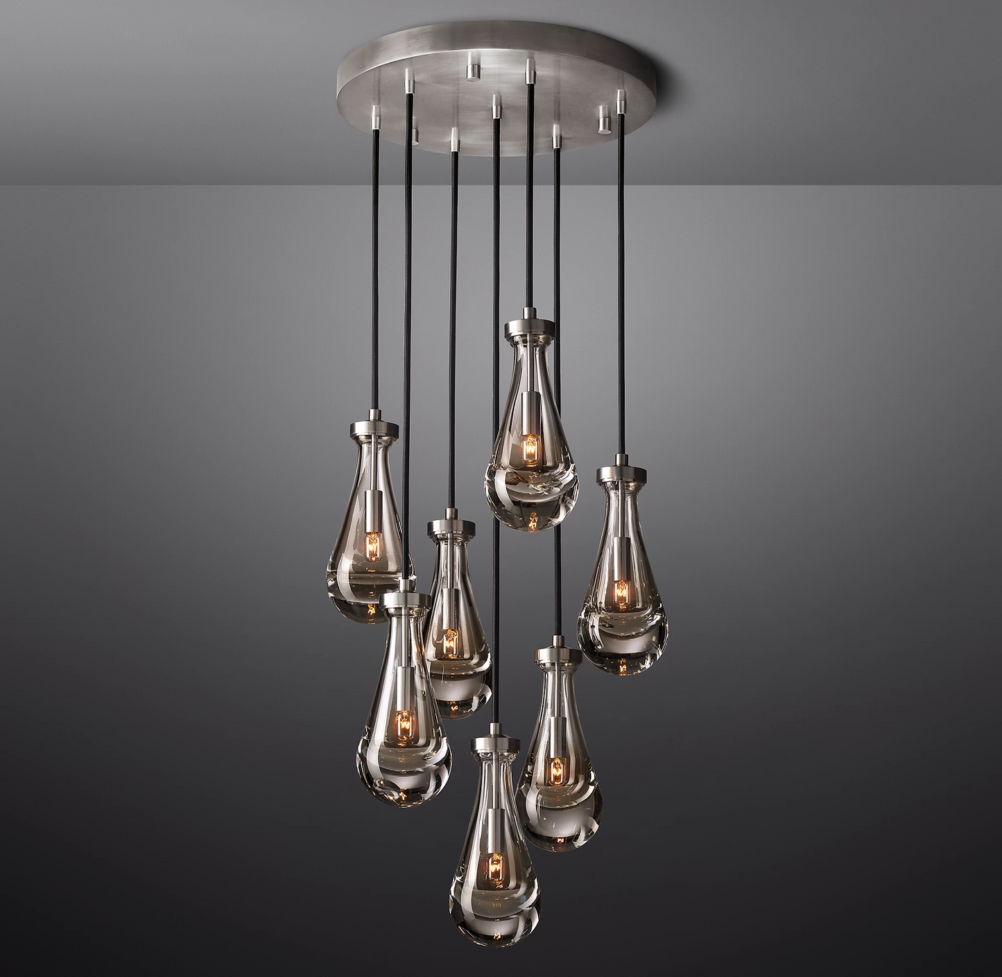 Rain Round Modern Chandelier Light