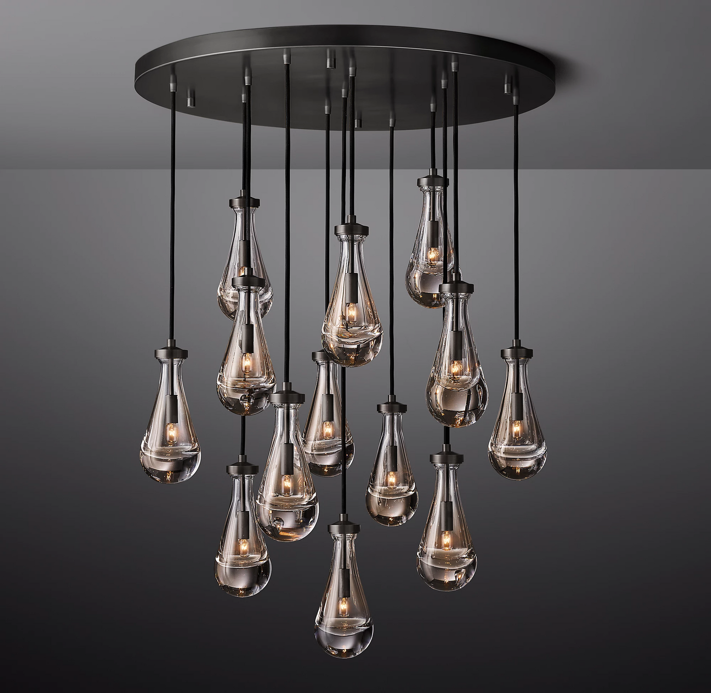 Rain Round Modern Chandelier Light