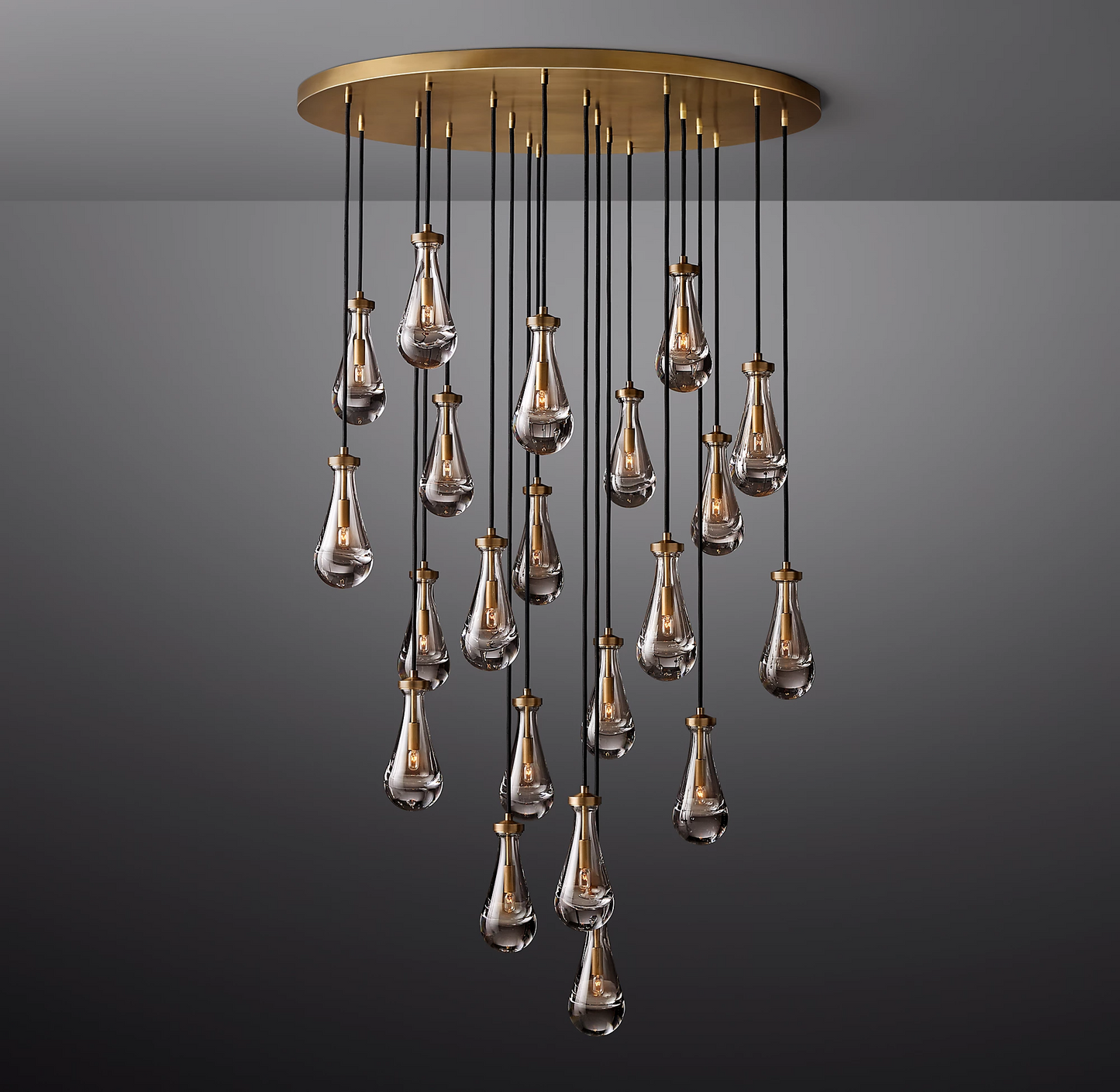 Rain Round Modern Chandelier Light