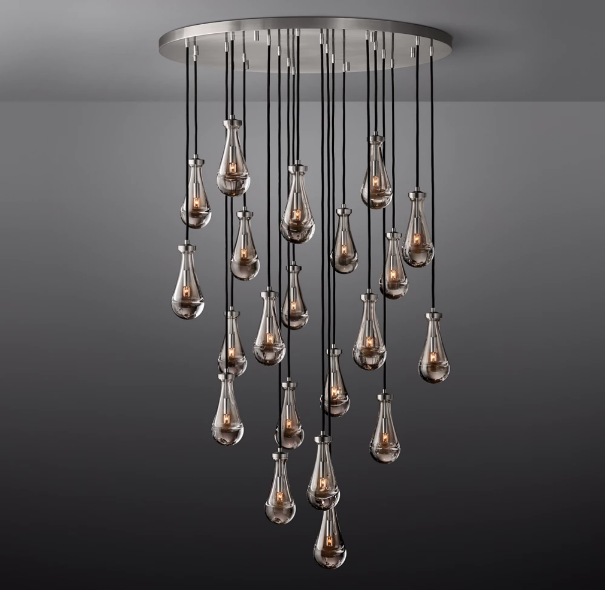 Rain Round Modern Chandelier Light