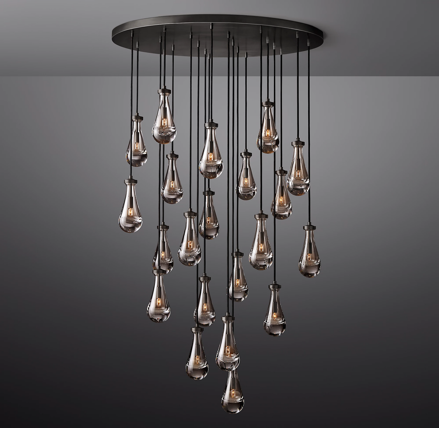 Rain Round Modern Chandelier Light