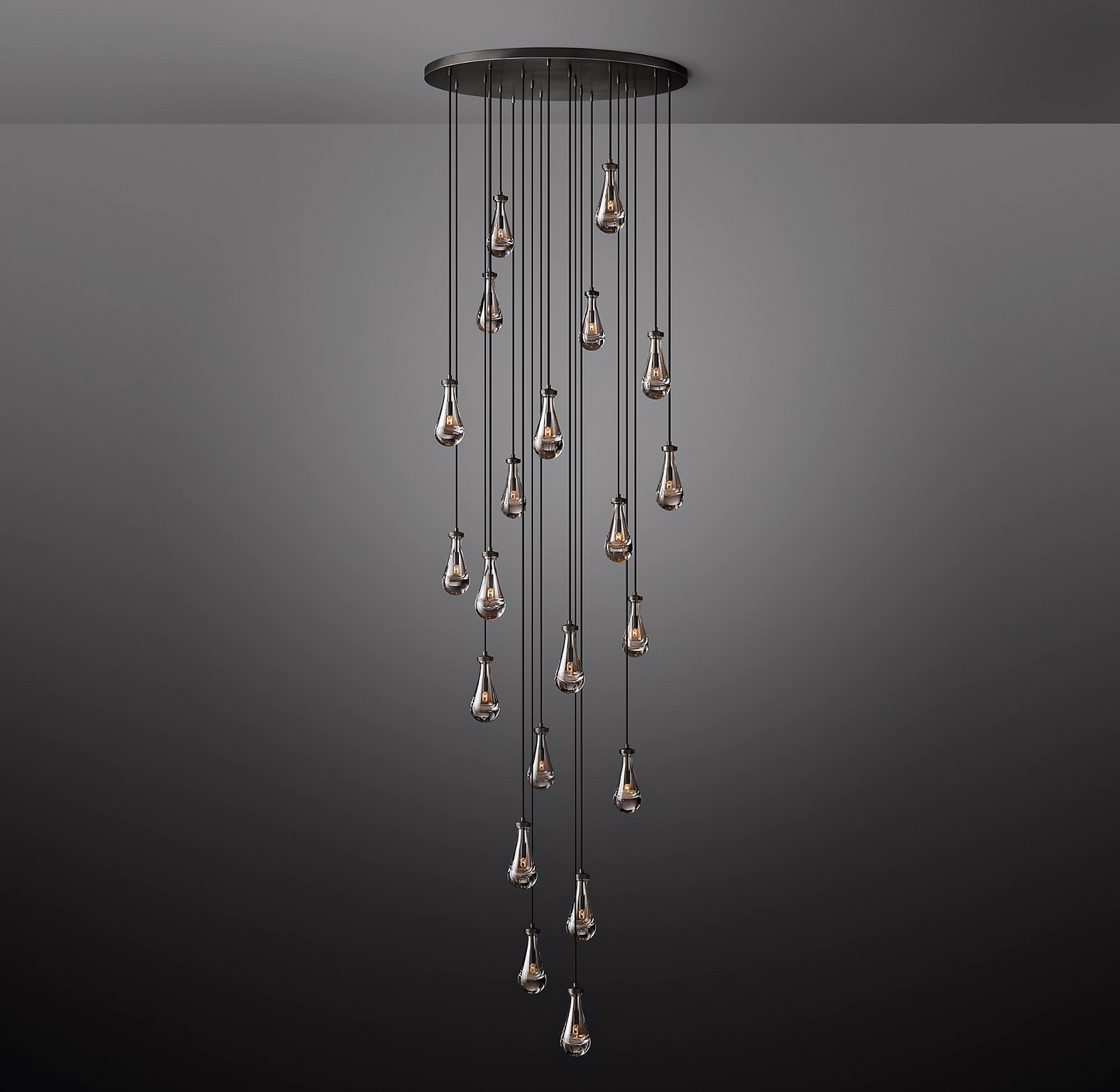 Rain Round Modern Chandelier Light