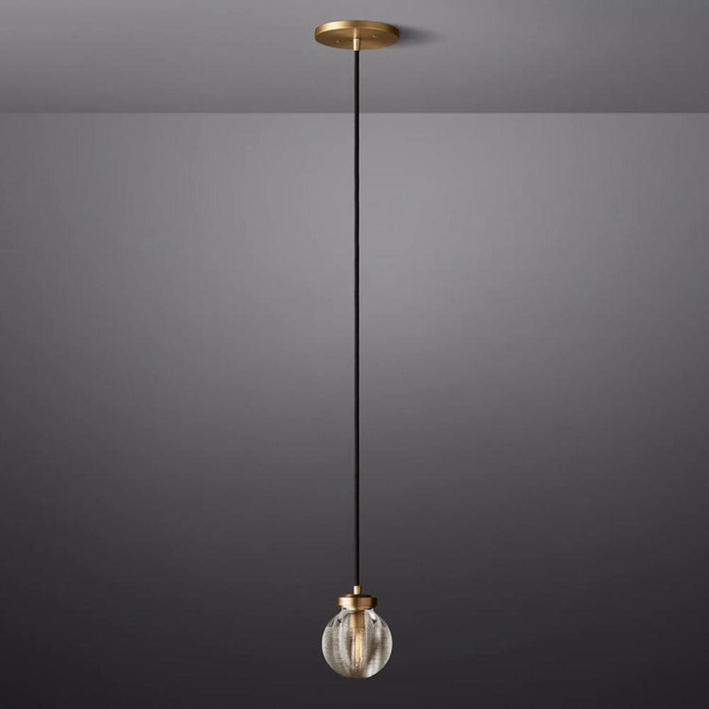 Modern Pearl Glass Pendant Light, Kitchen Island Lamp