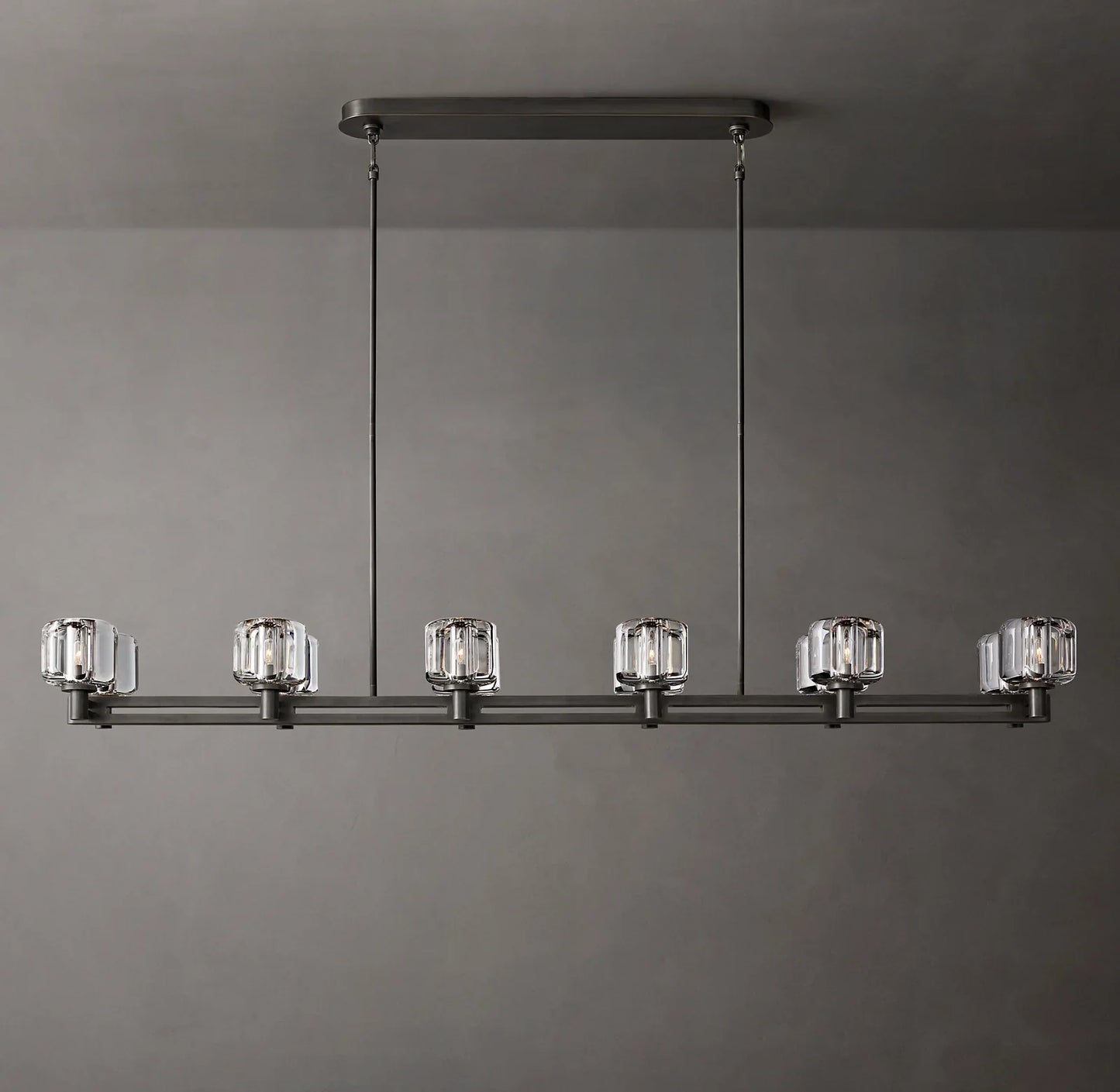 Demaret Double Linear Chandelier 72¡± for Living Room, Bedroom, Dining Table