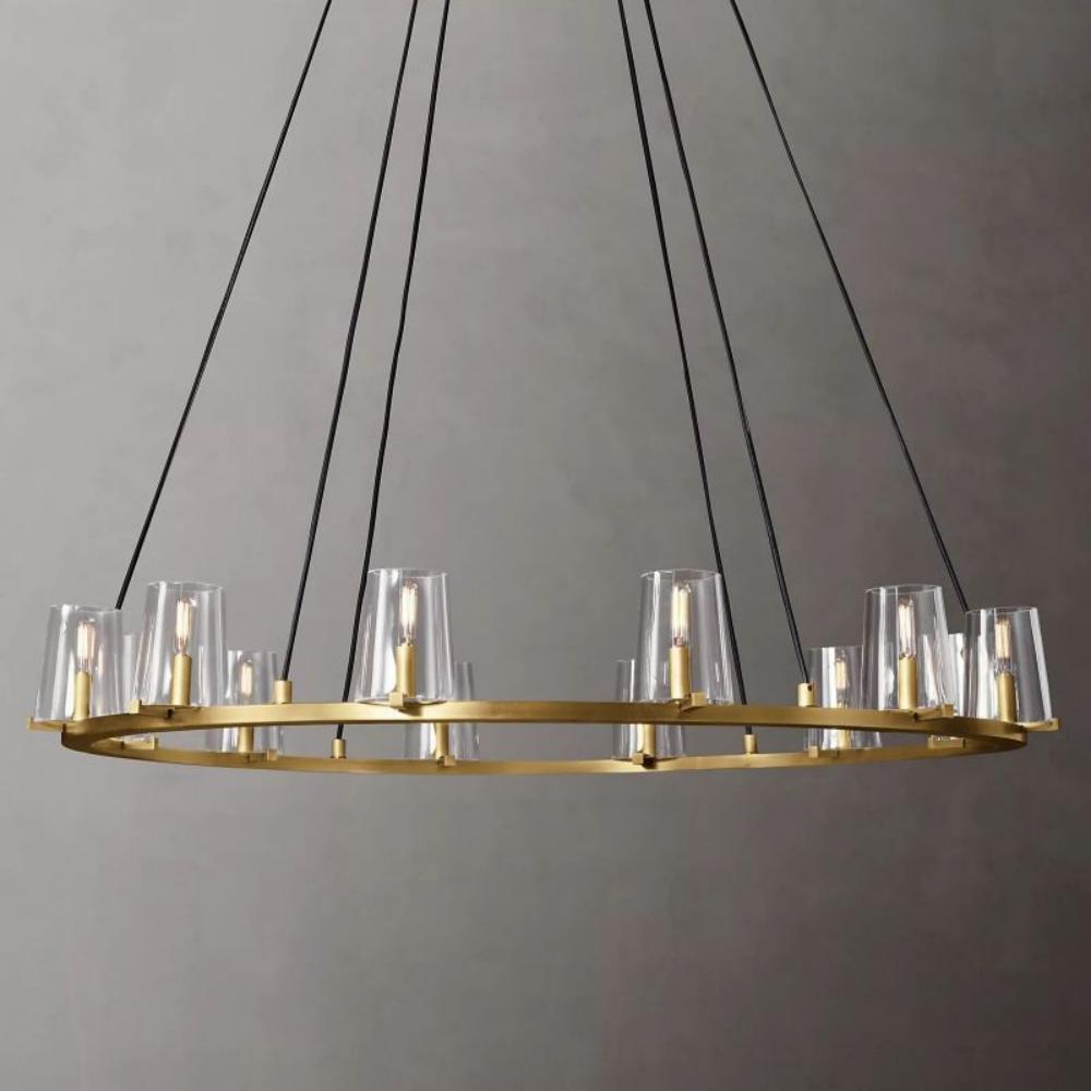 Cielle Round Chandelier Glass 48¡±,Modern Island Chandelier