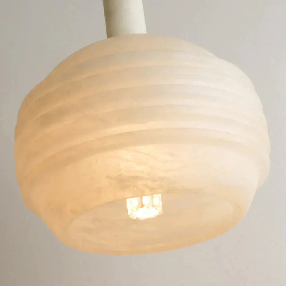 Lottie Marble Pendant Light, Alabaster Pendant