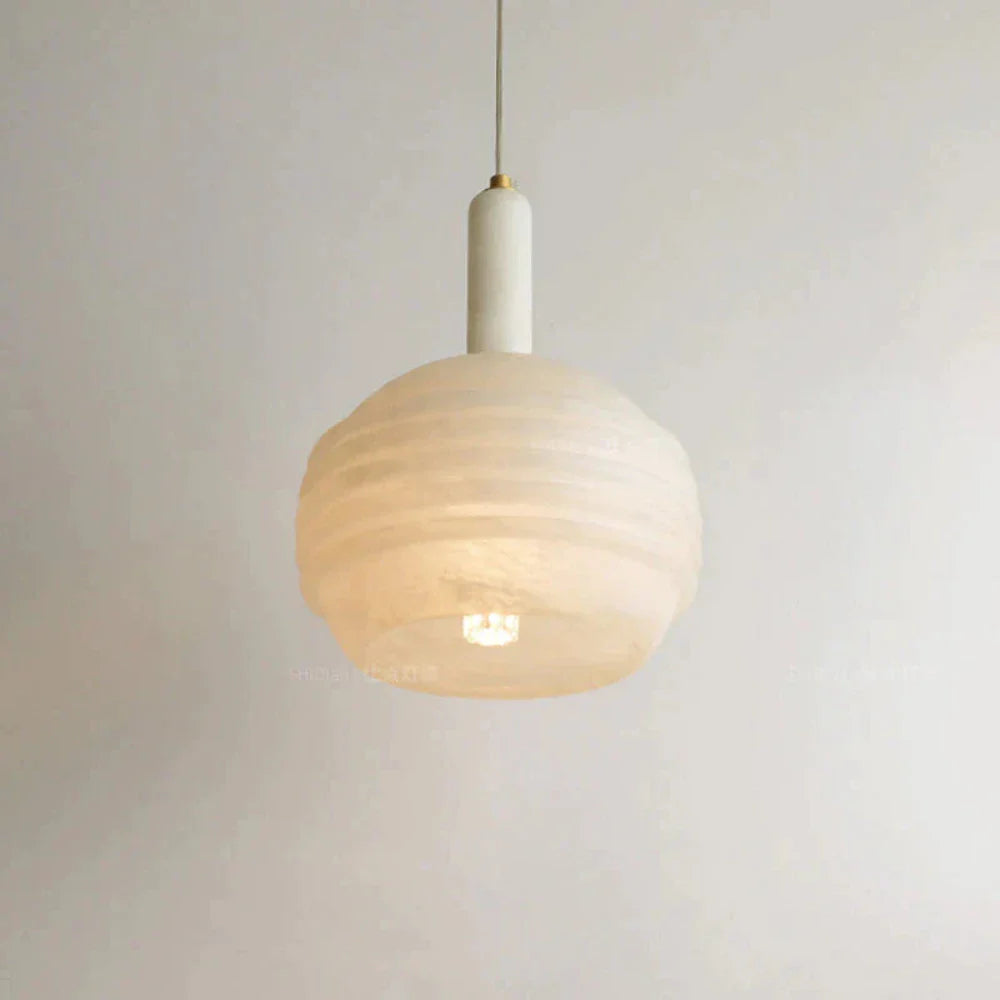 Lottie Marble Pendant Light, Alabaster Pendant